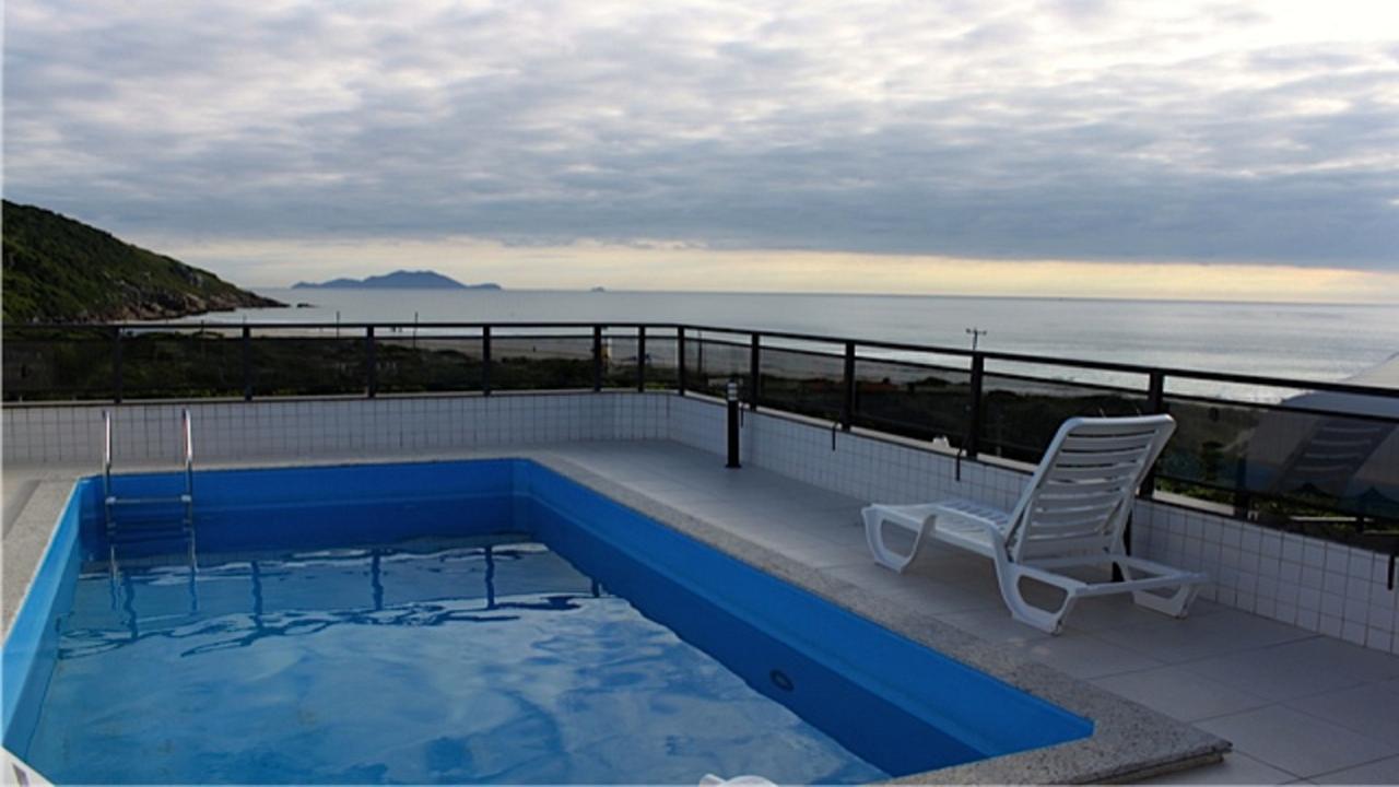 Linda Cobertura Frente Mar Com Piscina Privativa E Pe Na Areia! Lägenhet Florianópolis Exteriör bild